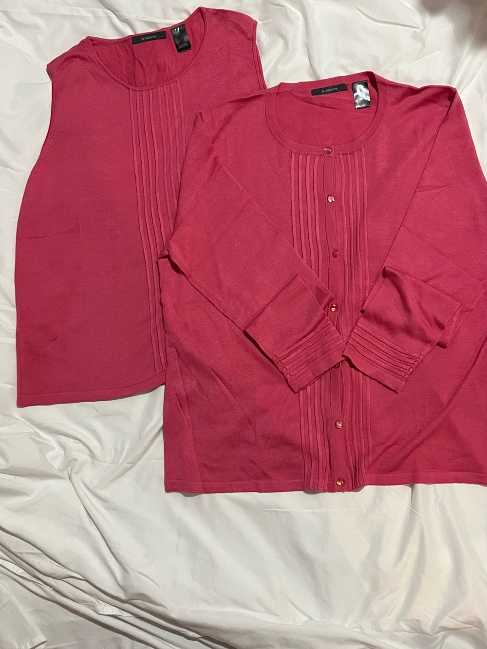 Liz Claiborne 2 pc-Silk blend Set Top and Sweater,XL,NWOT